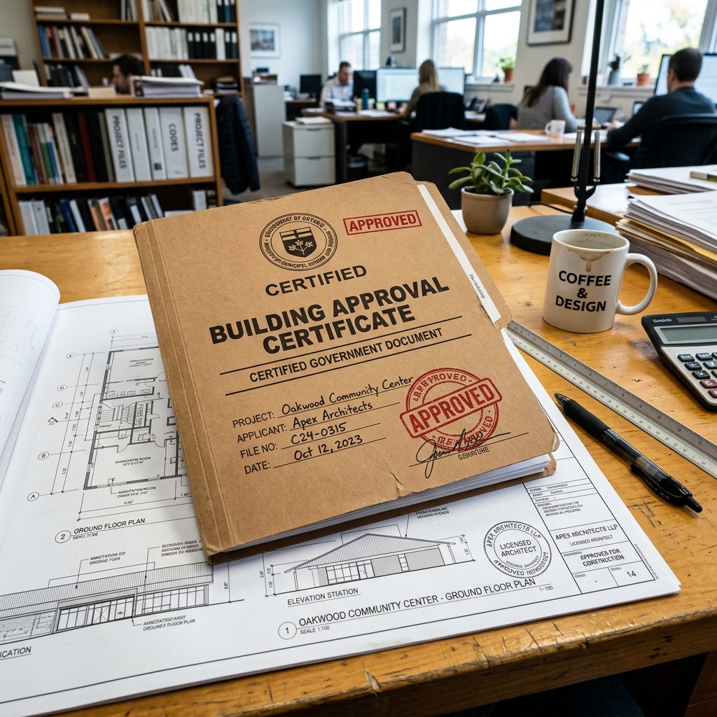 CMDA building approval document