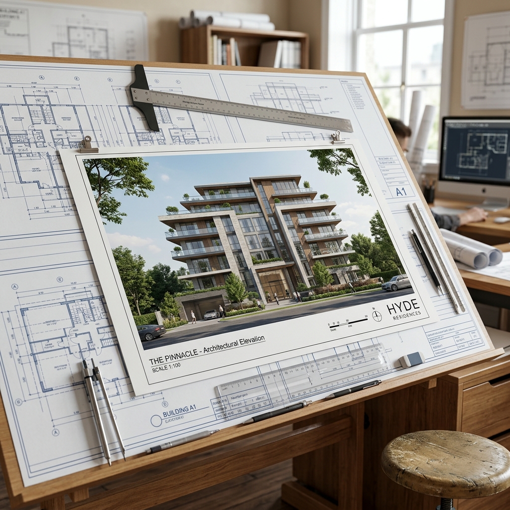 Modern elevation design layout